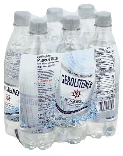 Gerolsteiner Sparkling Mineral Water (6 pk.)