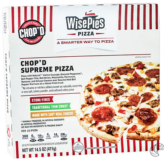 Wise Pies Pizza 10" The Chop'd Supreme Pizza