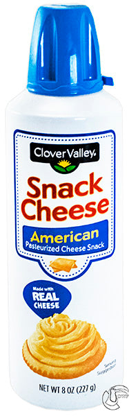 Clover Valley American Snack Cheese In A Can