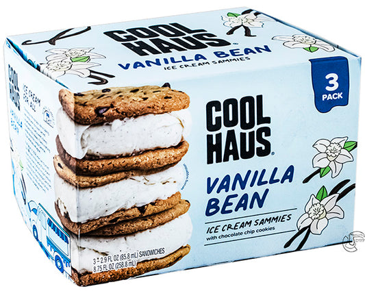 Cool Haus Vanilla IC Cookie Sandwiches 3pk