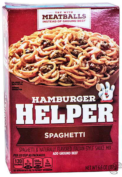 Hamburger Helper Spaghetti Pasta