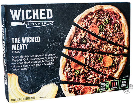 Wicked Kitchen Meaty Plant Based Saus/Pepperoni Pizza