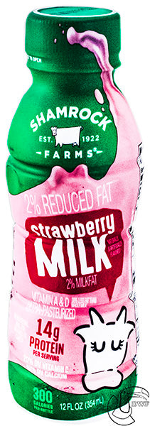 Shamrock Farms Strawberry Milk 2% (No PA Sales)