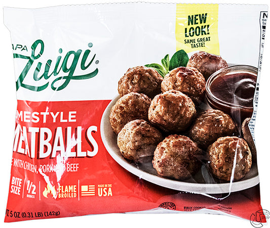 Papa Luigi FC Chicken Pork Beef 1/2oz Meatballs