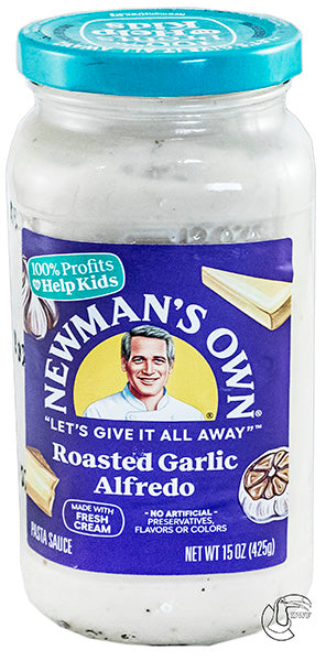 Newman's Own Garlic Alfredo Sauce w/Real Cream