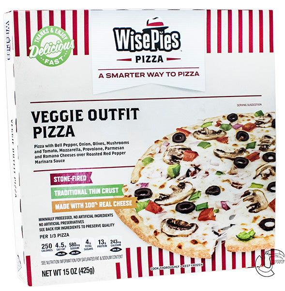 Wise Pies Pizza 10" Veggie Pizza Traditional Crust