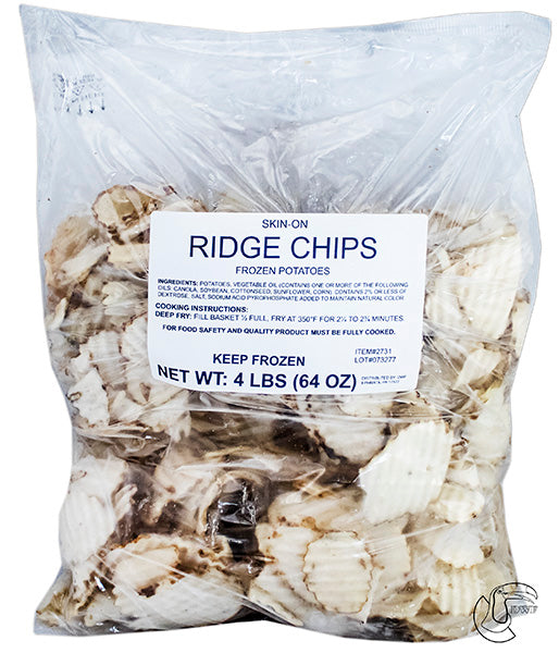 McCain® Fresh-Style Skin-On Ridge Chips w/Label