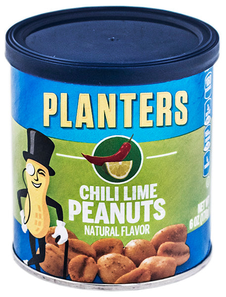 Planters Chili Lime Flavored Peanuts in Can