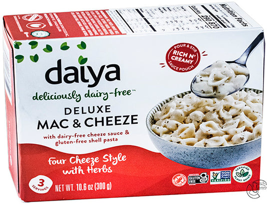 Daiya Cheezy Mac Deluxe Four Cheese Style with Herbs Mac & Cheeze