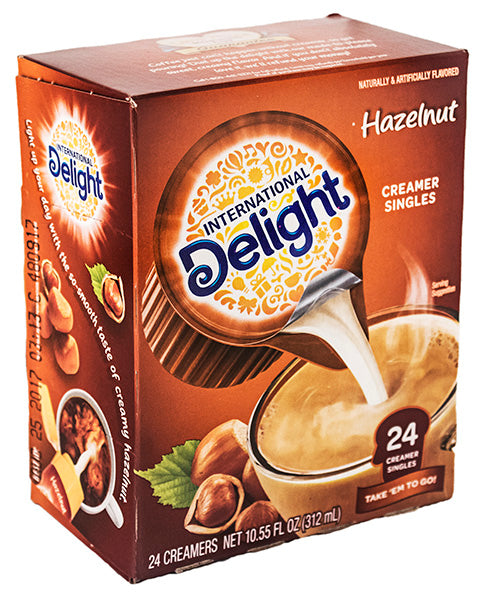 International Delight Hazelnut Creamer Singles (24ct)
